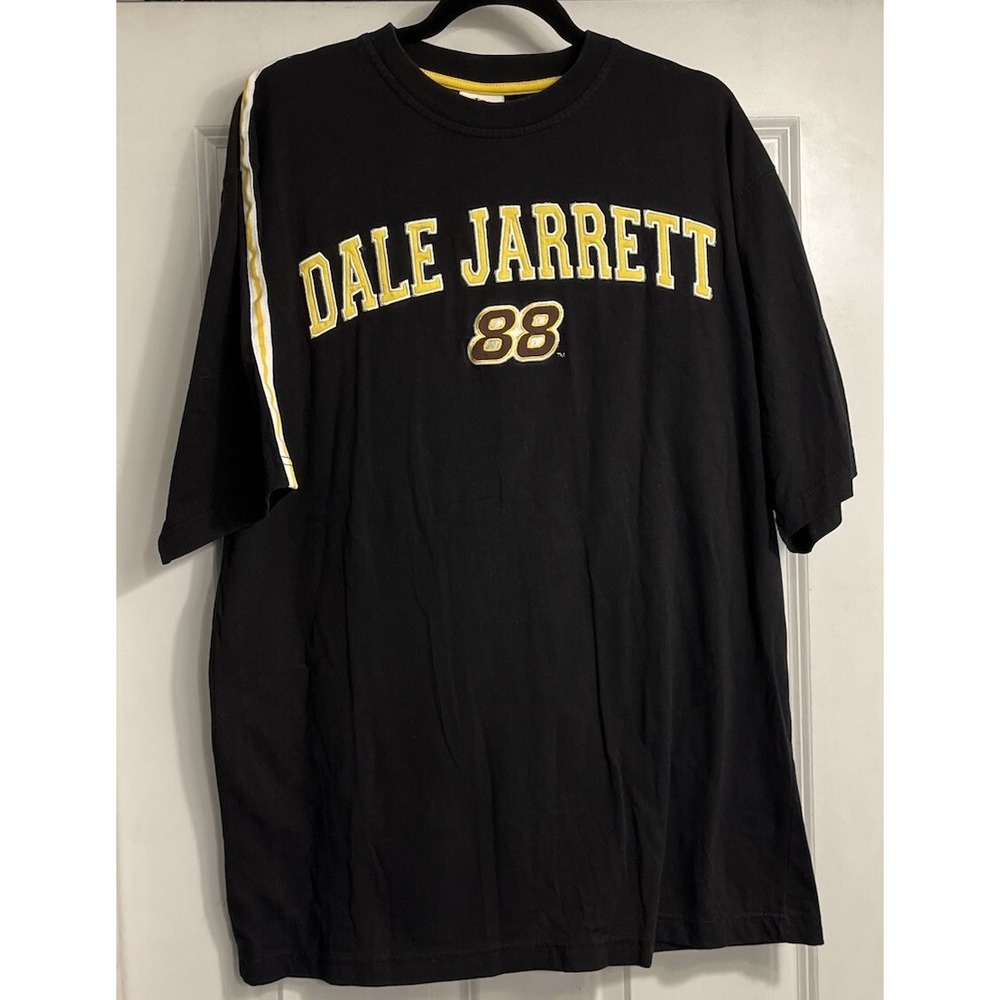 Winners Circle Dale Jarrett #88 UPS Shirt Mens Large Black NASCAR Embroidered